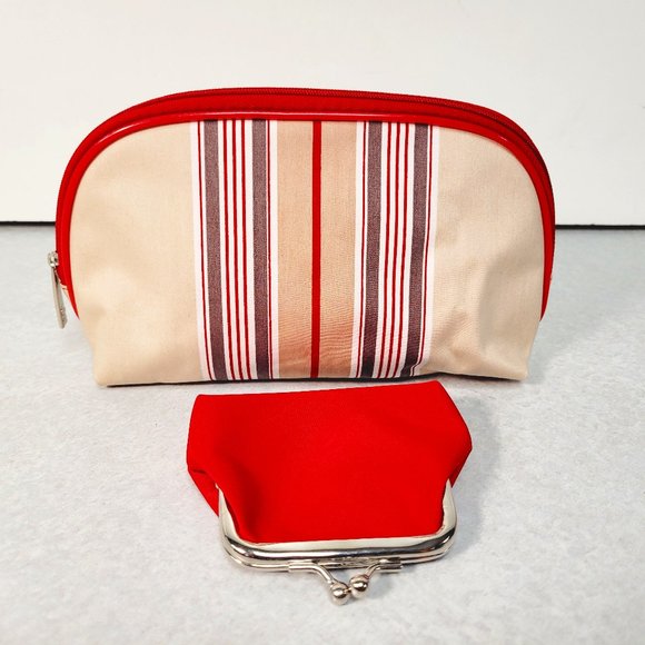 Lancome Make up Bag and Change Purse - Picture 1 of 5